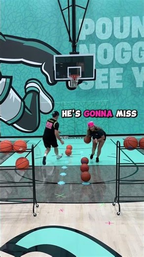 Basketball Race vs Jenna Bandy at Dude Perfect HQ!