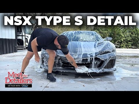 Meet the Detailers - WASHING an ACURA NSX TYPE S with Driven Detailing