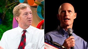 In Florida, it's billionaire climate hawk vs. climate-denying governor. Who will win?