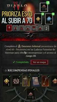 Checklist REAL al llegar a 70 (Endgame Diablo 4)