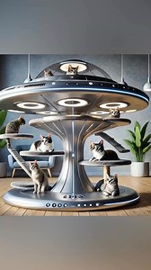 19K views · 673 reactions | UFO Cat Trees  | Cats Planet | Facebook