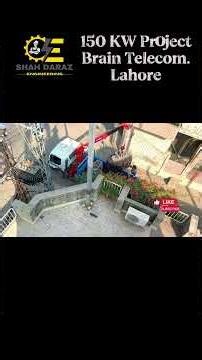 Part-1 150 KW Project| Solar Structure Installation #solarstructure #solarfabrication