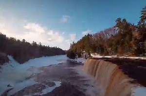 2.9M views · 20K reactions | WOW: Check out this incredible night sky timelapse over Tahquamenon Falls, Michigan - ft. the Milky Way rising, the Lyrid meteor shower, and a stunning sunrise. This was shot by D3 Imagery to promote International Dark Sky Week. #Breathtaking | WXYZ-TV Channel 7 | Facebook