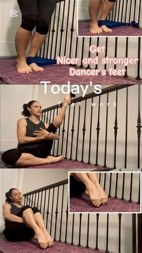 Feet exercises for dancers #pointedtoes #ballet #balletdancer #dancerworkout