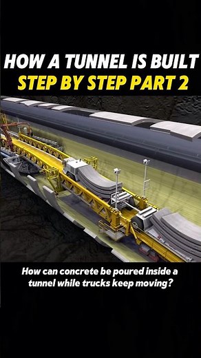How a tunnel is built step by step part 2 #scienceknowledge #amercia #america #engineering