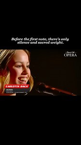 🎤 Carlotta Bach - Ave Maria - Caccini Some voices don't perform sacredness; they inhabit it. ✨ At 0:06, there's a smile that says everything—nervous, hopeful, reverent. Carlotta Bach stands before four empty chairs, carrying a melody older than her career, older than the stage itself. The silence before the first note is sacred territory. When her voice finally emerges, it doesn't announce itself; it simply exists, pure and unadorned, like light through stained glass. This is not a performance 