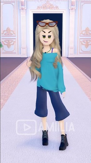 Blonde Haired Girl Roblox Avatar 🩵 #shorts #roblox #dresstoimpress #dtiupdate