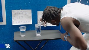 We brought the #WaterCupChallenge to #TrainingCamp. #ForTheTeam 😼🏈 | Kentucky Football