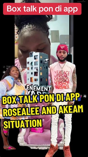 Box talk pon di app #rosealee #akeam #situationship