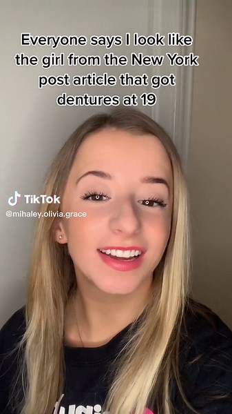 Young Woman Featured in New York Post Article Discusses Getting Dentures at 19