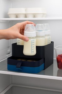Baby Bottle Organizer 3D Print STL | Fridge Storage (digital Download) - Etsy
