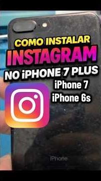 In this video I show you how to install Instagram on iPhone 7, 7 Plus #iphone