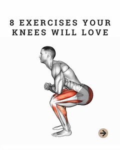 Mobility & Joint Relief Coach on Instagram: "KNEE PAIN? 👇🏾 These moves are gentle on the joints while still providing an effective workout. ⭐️ Leg raises ⭐️ Down dog to squat ⭐️ Lunge with heel raise ⭐️ Narrow Lunge with Wall Support ⭐️ Wall chair with heel raises ⭐️ Side kick ⭐️ Chair swings ⭐️ Chair-to-toe stand —————— CHECK OUT BIO LINK 🔗 for: 📖 Full-Body Mobility Program💥 —————— Tag someone who needs to see this ❤️ —————— Great post by @themobilitymanu