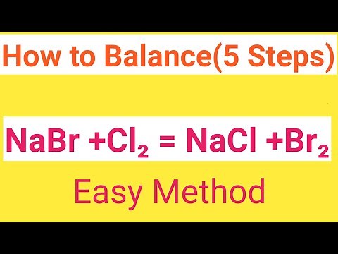 NaBr+Cl2=NaCl+Br2 Balanced Equation||Sodium Bromide+Chlorine=Sodium Chloride+Bromine