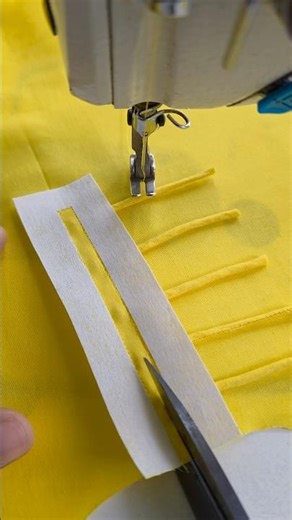 Easy and beautiful sewing techniques #shorts #tips