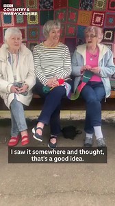 Meet the ladies who've helped to brighten up Dunchurch (Marion, Margaret, Barbara) Dunchurch & Thurlaston WI #yarnbombing | BBC Coventry & Warwickshire