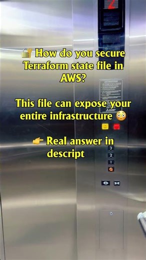 Terraform statefile in AWS #terraform #devops #trending #viral