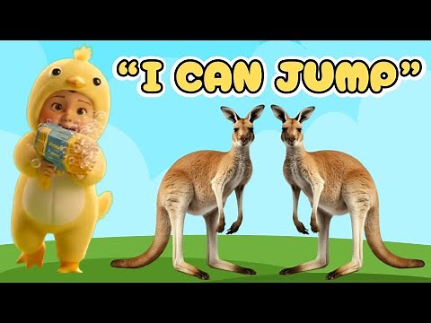I Can Jump, Walk, Swim & Run | Cheerful & Educational English Children's Song