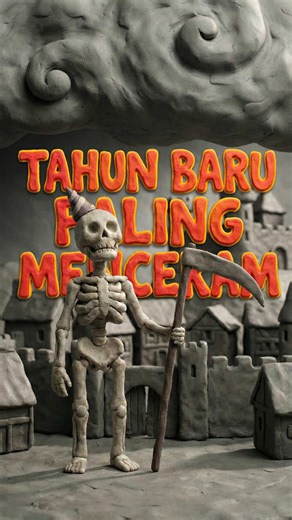 Cleyverstory 4 - Tahun Baru Paling Mencekam Sisi gelap Tahun Baru yang nggak diajarin di sekolah. 🌑 Ternyata pergantian tahun nggak selalu soal kembang api. Ada era di mana orang-orang cuma bisa pasrah gara-gara gagal panen total sama error sistem dunia. Save video ini buat bahan obrolan pas party tahun baru nanti. 🥂 #newyear2026 #tahunbaru2026 #newyearparty #motionclay #pestarasaakhirtahun