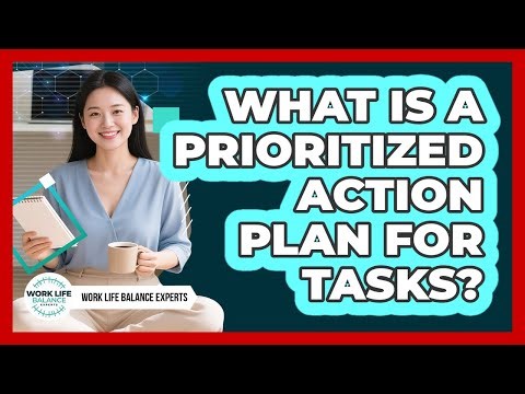What Is A Prioritized Action Plan For Tasks?