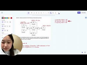 OM235: bottleneck, capacity, utilization example problem [EXAM 1]