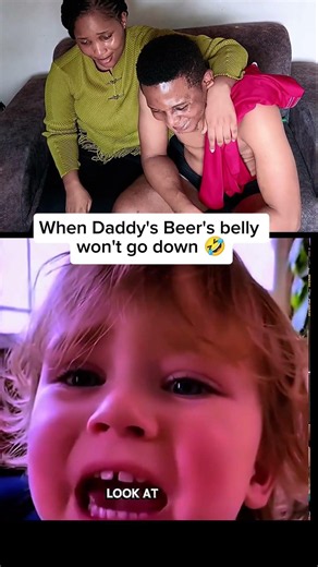 when Daddy's Beer belly won't go down 🤣 #funny