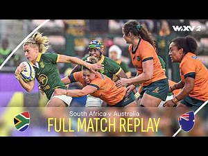 Springboks v Wallaroos in INTENSE clash! | South Africa v Australia | Full Match Replay | WXV 2 2024
