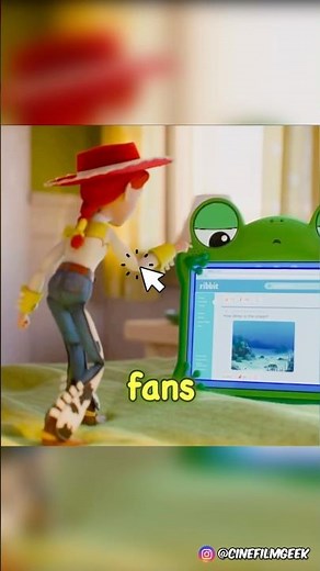 The Toy Story 5 trailer features a Finding Nemo easter egg 🐠😱 #Shorts #Pixar #Toystory