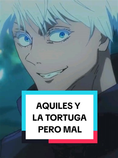 La paradoja de Aquiles y la tortuga en Jujutsu Kaisen