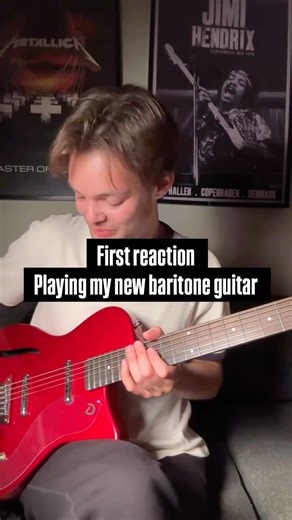 My new Danelectro baritone #guitar #guitarist