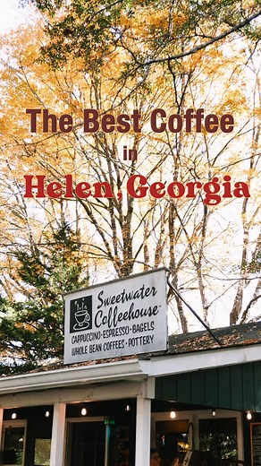 Okay, so maybe it isn't technically in Helen.. but it's so close that you have to visit if you're in Helen. Besides, the Sautee Nacoochee Valley is a beautiful area with some fantastic shops and you'd truly be missing out if you skipped them. Among these is @thesweetwatercoffeehouse which is a delightful coffee house with yummy baked goods, handmade pottery, and of course some great coffee. We have to stop in every time we pass through, and we think you should add it to your list as well! - - - 
