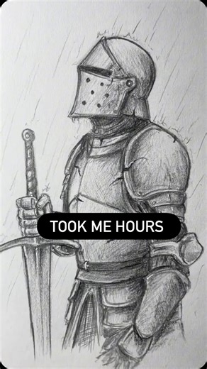 Pop Bless TV on Instagram: "How to draw a knight in easy steps. Credit:- @shubhaa__sketchhh . . . #artwork #art #sketch #sketchbook #artistic"