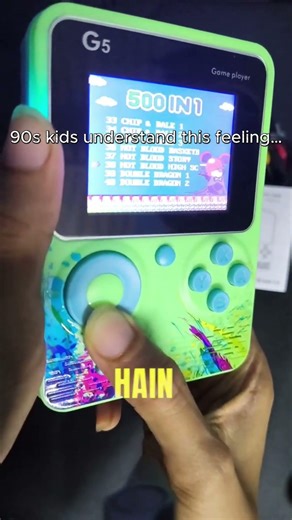 90s Kids, Yaad Hai? 🎮 500 Retro Games in 1 Device! #shorts #kartzon_finds