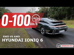 2023 Hyundai IONIQ 6 0-100km/h & review (RWD vs AWD)