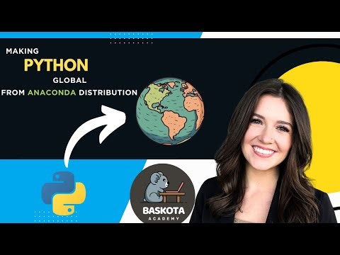 How to Make Anaconda Python Global in Windows | Easy Fix 🚀 || Baskota Academy