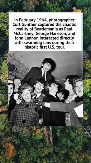 The Beatles & Chaotic Beatlemania Fans (1964) 🎸 #Beatles #1960s #Shorts