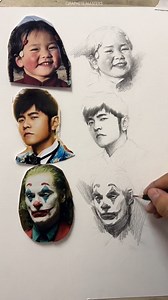 "Faces in Graphite" – A Study of Expression by Mr. Lin From childhood joy to cinematic intensity, Mr. Lin captures the soul behind every face with delicate graphite strokes. A seamless fusion of realism and artistic insight—this is more than practice; it's precision with passion. Artist: @linmu22299 #GraphiteMasters #PortraitStudy #MrLinArt #GraphiteDrawing #PencilPortrait #RealismArt #ArtistAtWork #EmotionalExpressions #SketchbookJourney #ArtThatSpeaks #DouyinArtists | Graphite Masters