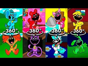 360º VR All Smiling Critters cardboard voicelines animated (Complete)