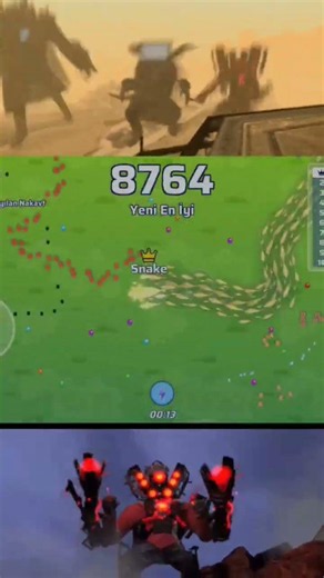 SNAKE.IO 🐍 I BECAME THE BIGGEST SNAKE! 😱 #snakeio #gaming #viral #fyp #trend #gameplay #snake