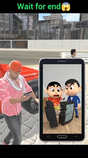 शिनचेन ने फ्रैंकलिन का पूरा गेमिंग सेटअप तोड़ दिया 😱 Indian theft auto simulator game main 🤯