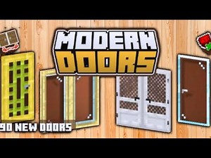 NUEVAS PUERTAS PARA MINECRAFT BEDROCK 1.21 | Best Addon For Minecraft PE 1.21.44