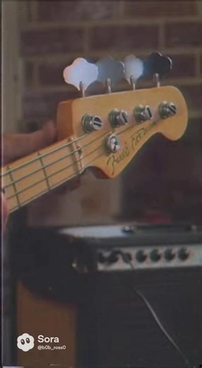 Bob Testing Instruments Ep. 5: Bob tests a bass guitar #FunnyAi #viral #bobross #happylittleaccidents #funny