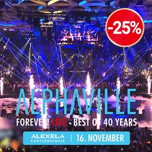 5K views · 1K reactions | Suvekampaania raames kontserdipiletid on -25% soodsama hinnaga kuni 31. Juulini!  Alphaville "Best of 40 Years" – tule ela kaasa legendaarsetele hittidele!  1980ndatel aastatel tuule tiibadesse saanud legendaarne Saksa süntpopi bänd Alphaville, mis esineb siiani täissaalidele üle maailma, tuleb 16.11.2025 Tallinna! Piletid Piletilevist! | Piletilevi PLG | Facebook