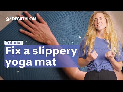 Tutorial - How to fix a slippery yoga mat 🧘‍♀️ I Decathlon