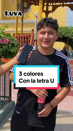 Dime 3 colores con la letra U #dime #colores #letraU #fyp #parati #contenido #preguntasyrespuestas