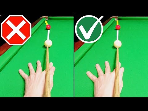 Snooker Cue Action Straight Line
