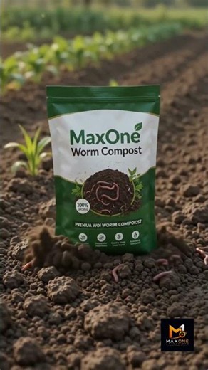 MaxOne Worm Compost | Demo Ad | Healthy Soil, Stronger Plants, Better Growth 🌱