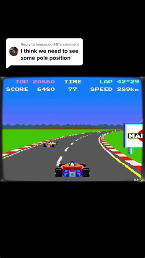Nostalgic Pole Position Game - Reply to @iamsocool98