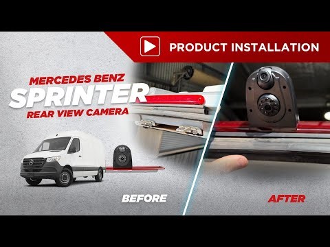 Mercedes Benz Sprinter & Crafter 2007–2020 – Rear View Camera Installation