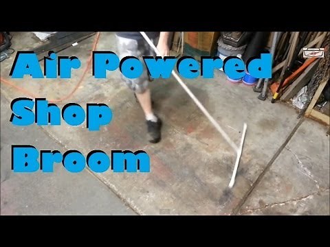 Make an Air Powered Shop Broom